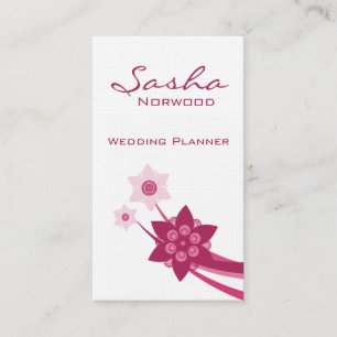 Funky Floral Business Card, Azalea Card