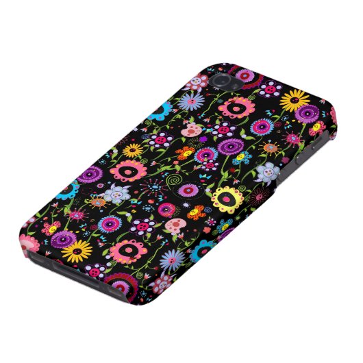 Funky Floral iPhone Case (Bottom)
