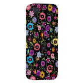 Funky Floral iPhone Case (Back Right)
