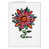 Funky Flower Card (Front)