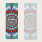 Funky Flower Custom Bookmark (Front & Back)