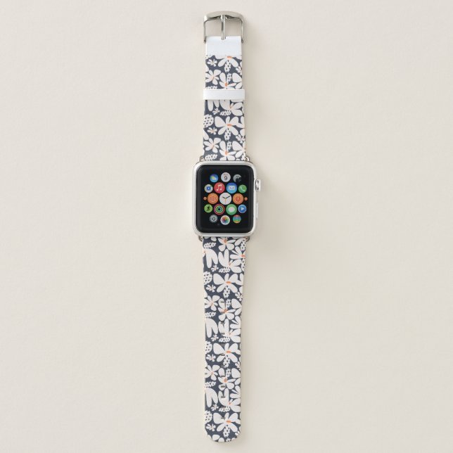 Funky Flower Garden Apple Watch Band (Front)