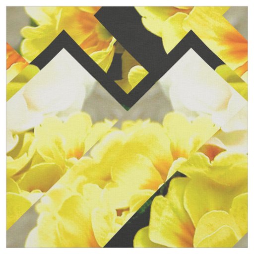 Funky flowers fabric