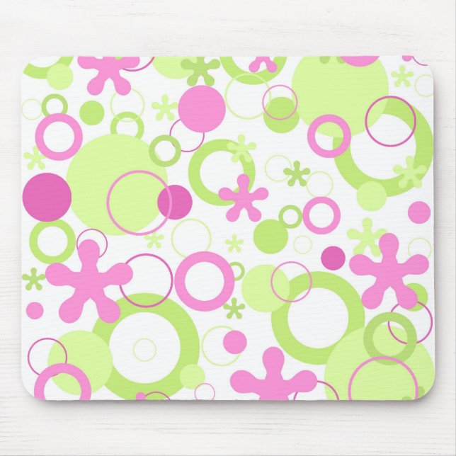 Funky flowers - Mousepad (Front)