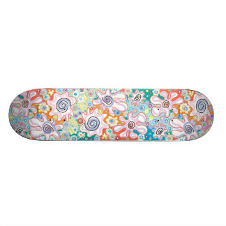 Funky Flowers Skateboard Deck