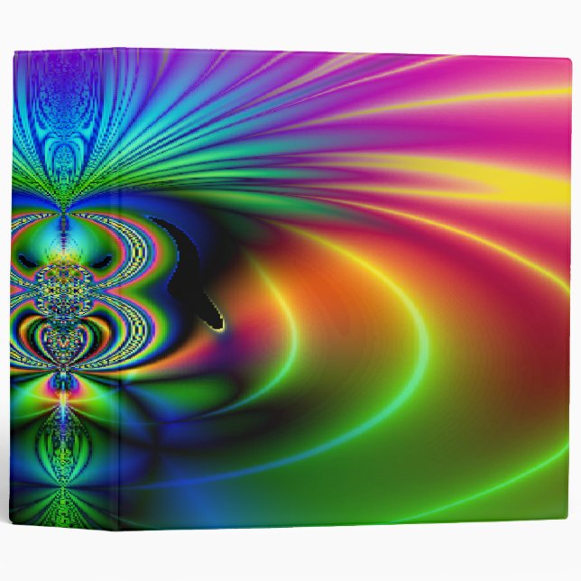 Funky Fractal 2" Avery Binder (Front/Spine)