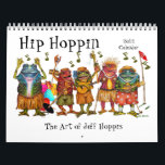 Funky Frog Art Calendar by Jeff Hoppis<br><div class="desc">Vibrant, whimsical paintings of funky frogs brought to life out of my emagination . Just the way I like to see these happy little creatures</div>