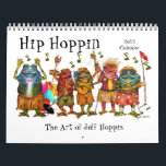 Funky Frog Art Calendar by Jeff Hoppis<br><div class="desc">Vibrant, whimsical paintings of funky frogs brought to life out of my emagination . Just the way I like to see these happy little creatures</div>
