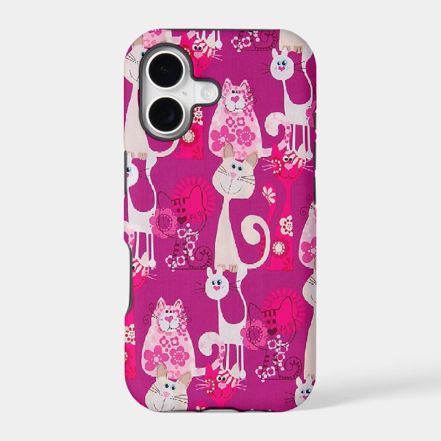 Funky Fun Cool Cats iPhone 5 Case (Back)