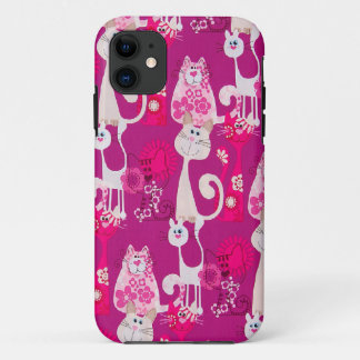 Funky Fun Cool Cats iPhone 5 iPhone 11 Case
