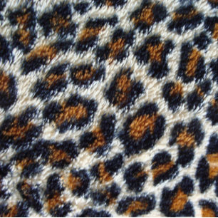 funky fun fluffy leopard print pattern original gunmetal finish money clip