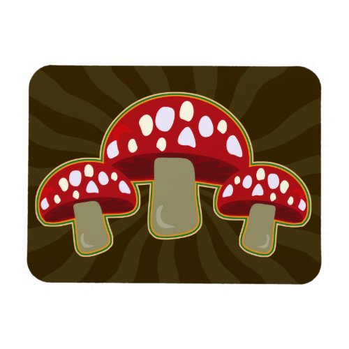Funky Fungi Mushrooms Magnet