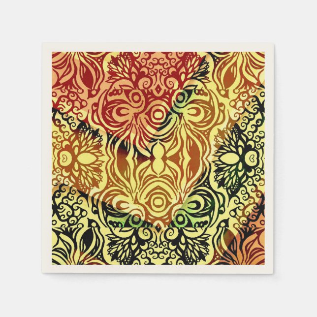 funky funk paper napkins (Front)