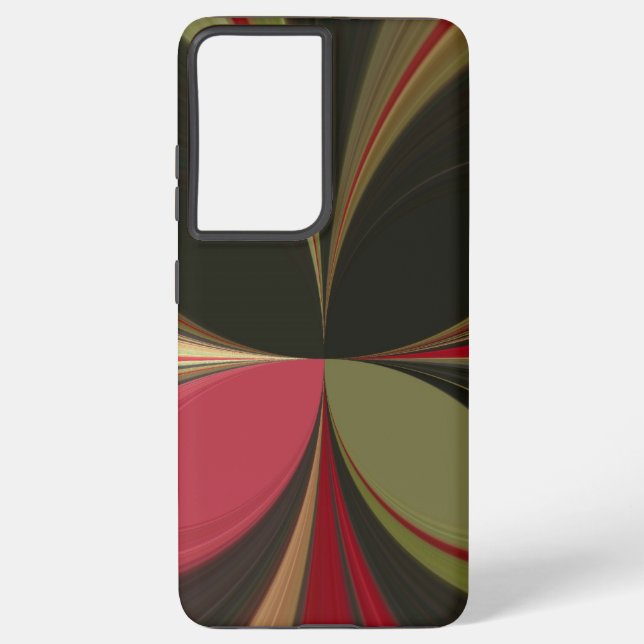 Funky Fusion: Kaleidoscope Art Design iPhone 14  Samsung Galaxy Case (Back)