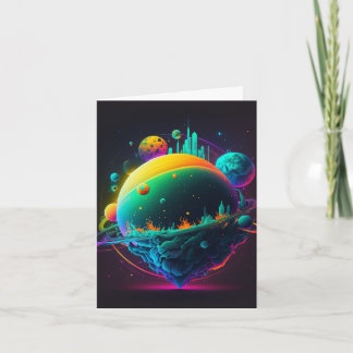 Funky Galaxy Card
