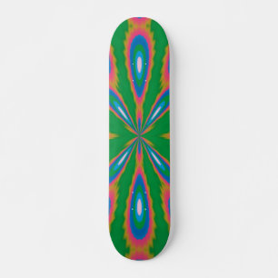 Funky Garden Abstract Art Skateboard Deck