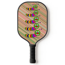   Funky Garden Bug Ladder Rainbow Stripes Cute Fun