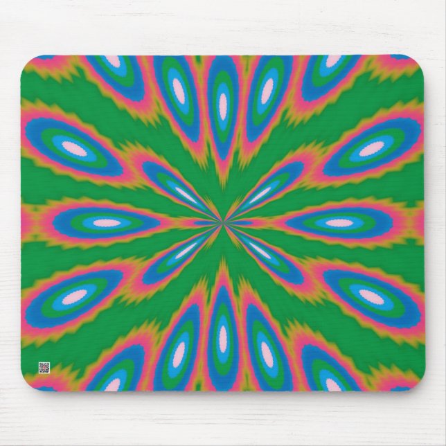 Funky Garden Mouse Pad (Front)