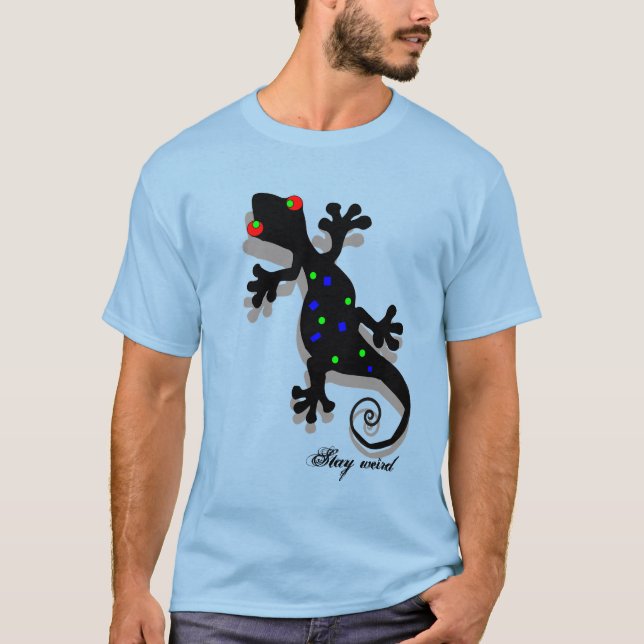 Funky Gecko Tee for Men (Front)