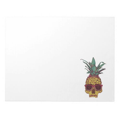 Funky Geek Cool Pineapple Punk Custom Notepad