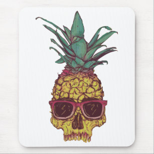 Funky Geek Cool Pineapple Punk Mouse Pad