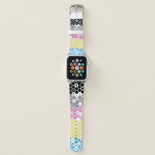 Funky Geometric Mod Abstract Polygender Pride Flag Apple Watch Band