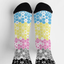 Funky Geometric Mod Abstract Polygender Pride Flag