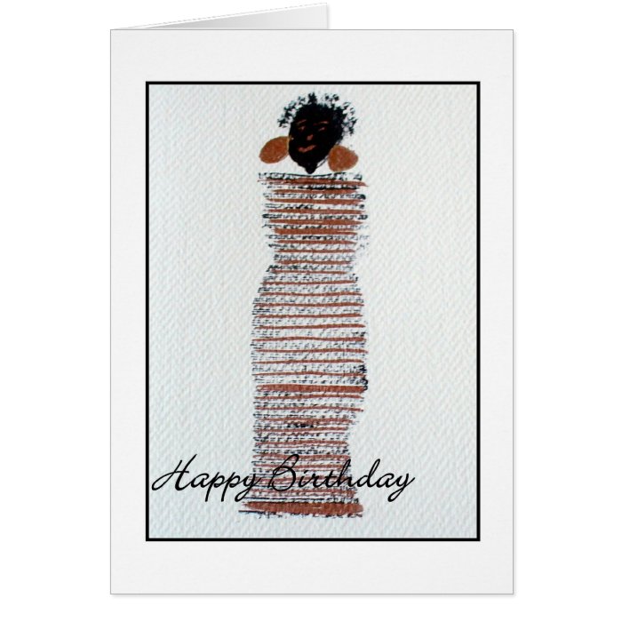, Note Cards and African American Birthday Greeting Card Templates