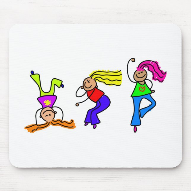 Funky Girls Mouse Pad (Front)
