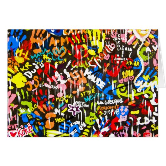 funky graffitis cards (Front Horizontal)