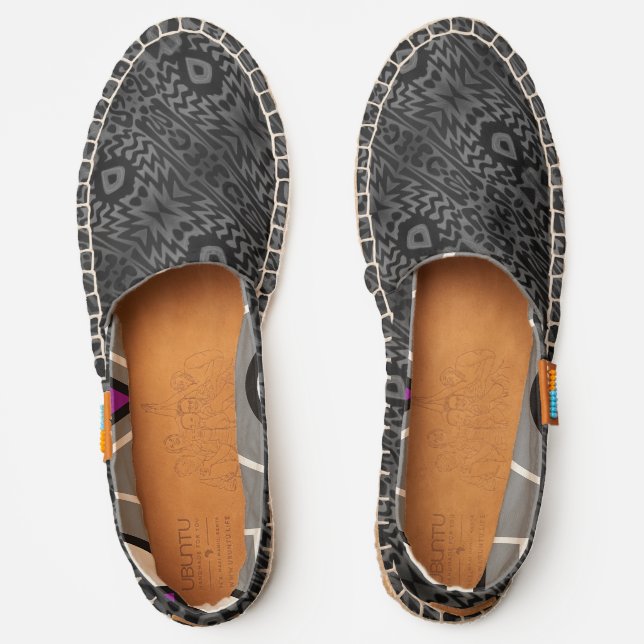 Funky Gray Espadrilles (Front)