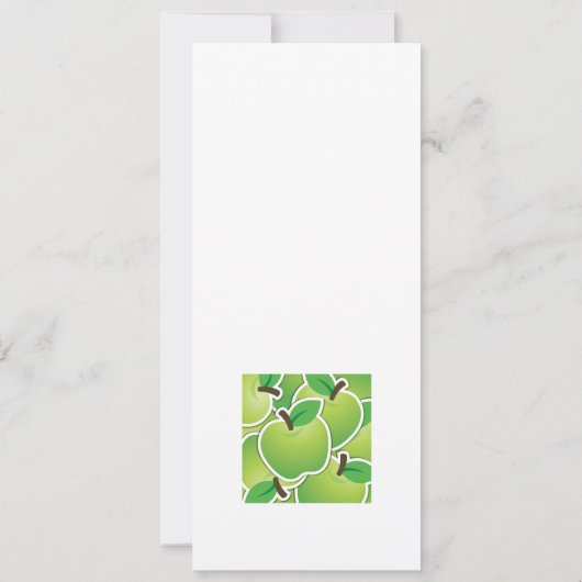 Funky green apples (Back)