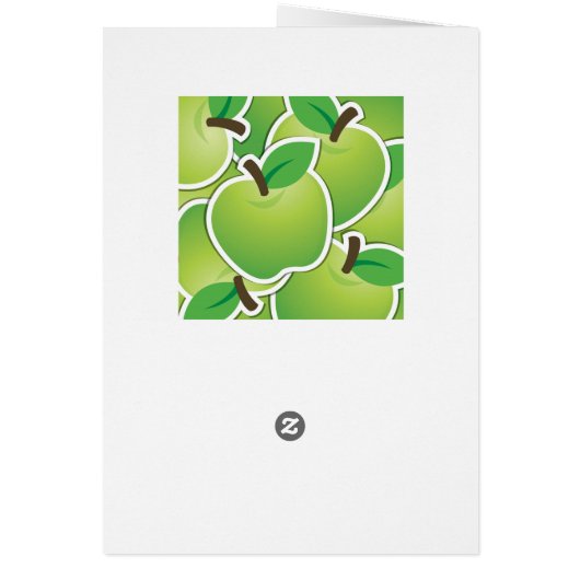 Funky green apples (Back)