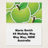 Funky green apples (Front & Back)