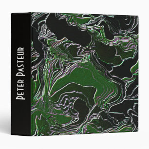 Funky Green Army Camo Binder