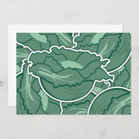Funky green cabbage (Front/Back)