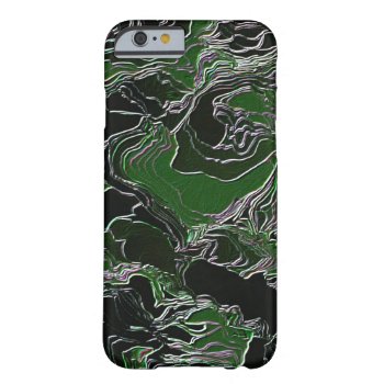 Funky Green Camouflage Barely There iPhone 6 Case