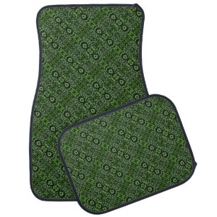 Funky Green Car Floor Mat
