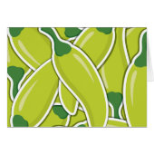 Funky green chilli peppers (Front Horizontal)