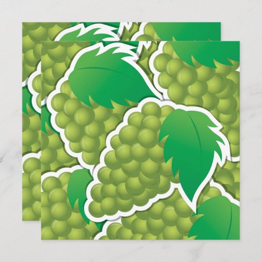 Funky green grapes (Front/Back)