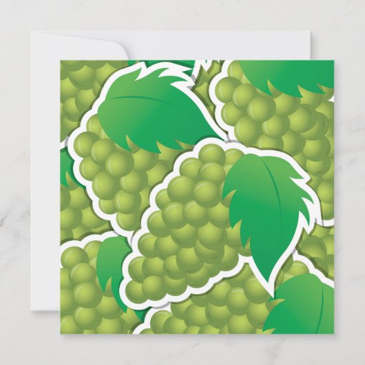 Funky green grapes (Back)