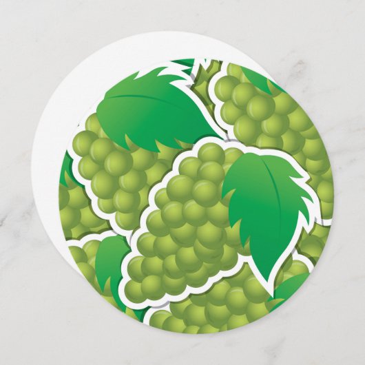 Funky green grapes (Front/Back)