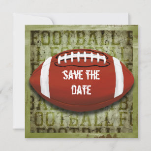 Green Bay Packers SAVE THE DATE photo NFL Football Invitation Ticket Style