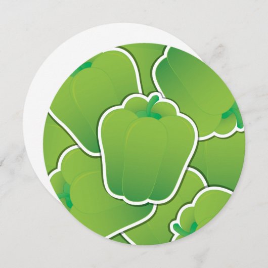 Funky green pepper (Front/Back)