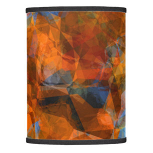 Funky Greens Modern Abstract Design Lamp Shade