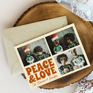 Funky Groovy Merry Xmas Photo Christmas  Card
