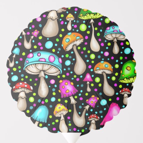 Funky Groovy Mushroom  Balloon