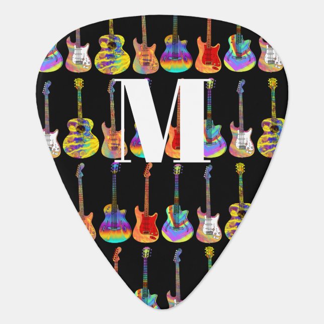 Funky Guitars Personalized Guitar Pick (Front)