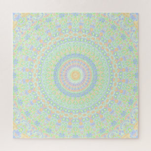 Funky Hippie Mandala Jigsaw Puzzle