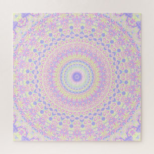 Funky Hippie Mandala Jigsaw Puzzle